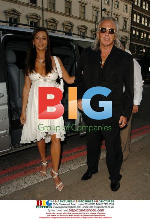 Peter Stringfellow and Girlfriend at Museum