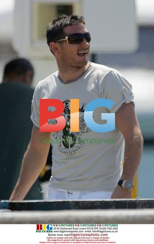 Frank Lampard and Family on Yacht