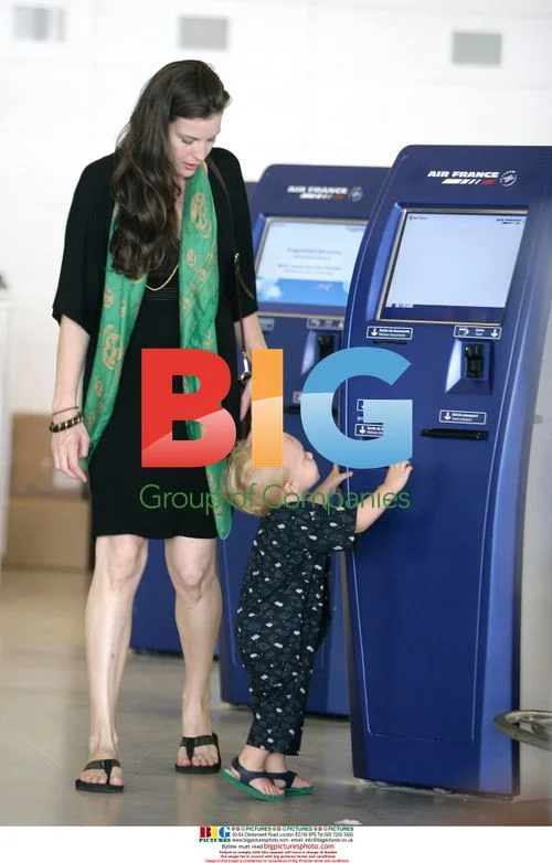 Actress Liv Tyler and family depart hotel for airport