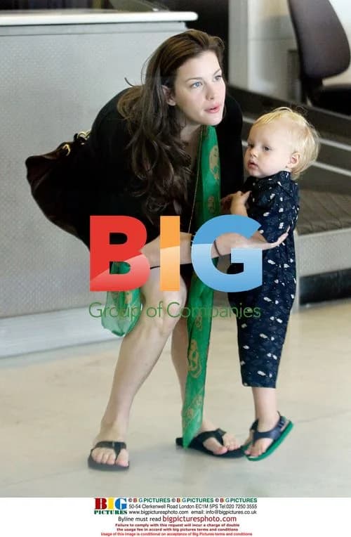 Liv Tyler and Family Leaving Hotel