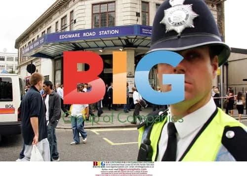 Moment of silence at Edgware Road tube