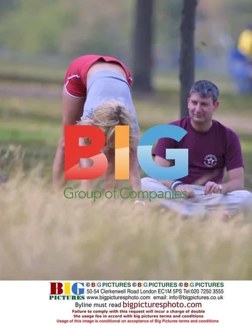 Alicia Douvall spotted exercising in London park