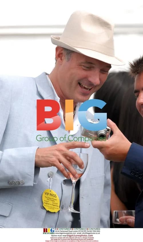 John Leslie at Polo Match in Epping