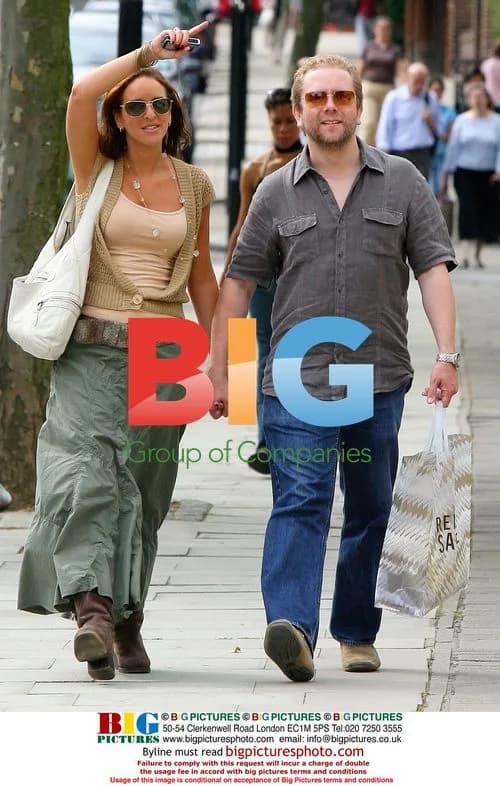 Jon Culshaw out with girlfriend in London