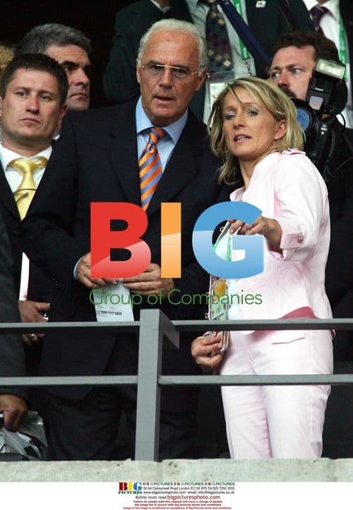 Franz Beckenbauer watches World Cup 2006 final