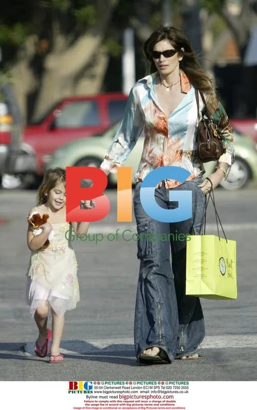 Cindy Crawford and Daughter Kaia in Malibu