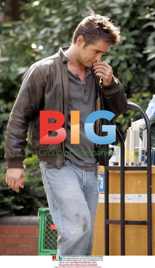 Colin Farrell on Woody Allen Film Set