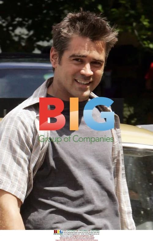 Colin Farrell on set of Woody Allen film