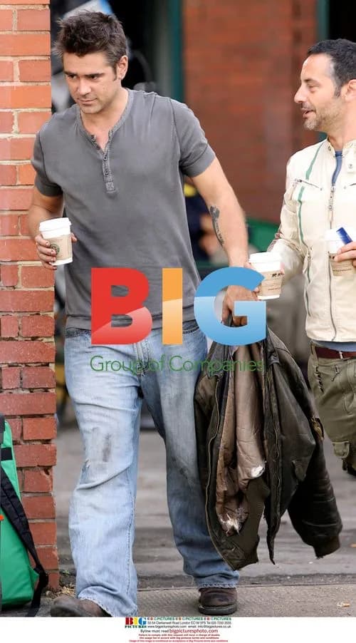 Colin Farrell on Woody Allen film set