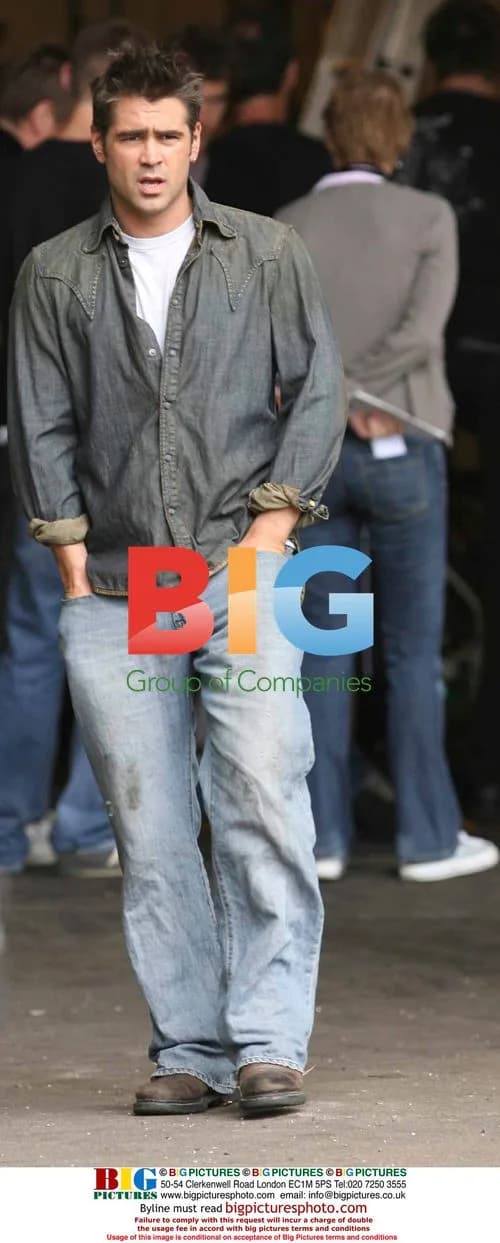Colin Farrell on Woody Allen Film Set