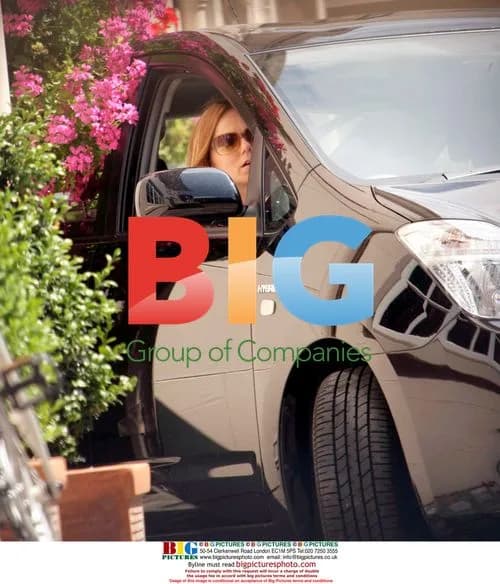 Geri Halliwell test drives hybrid car