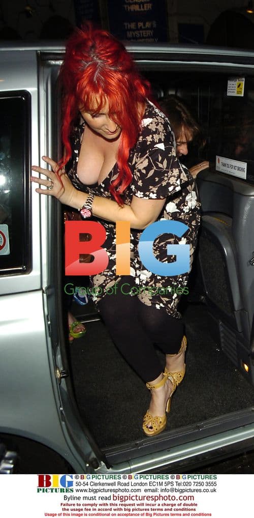 Jonathan Ross and family at Ivy restaurant