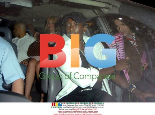 Footballer Dwight York leaving Boujis nightclub