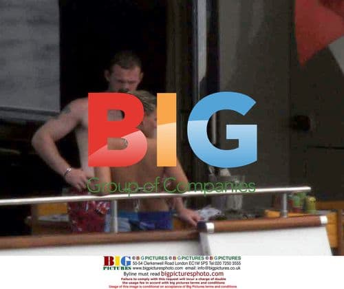 Wayne Rooney and Coleen McLoughlin in St. Tropez