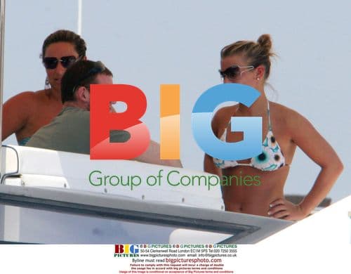 Wayne Rooney and Coleen McLoughlin on yacht in Saint-Tropez