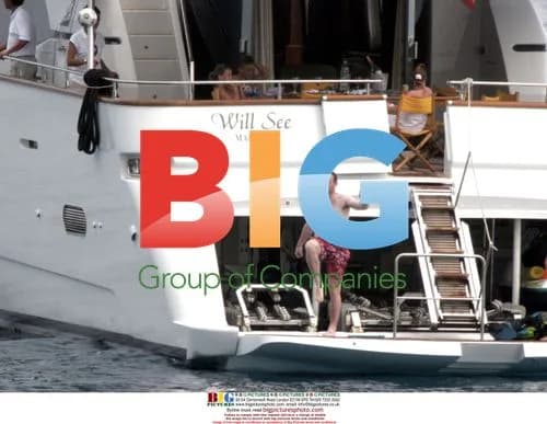 Wayne Rooney on Yacht in France