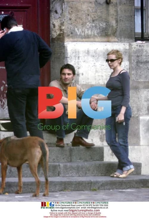 Kylie Minogue and Olivier Martinez in Paris