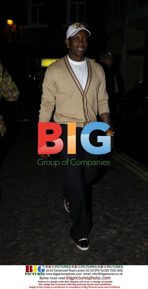 Footballer Dwight York at Movida club in London