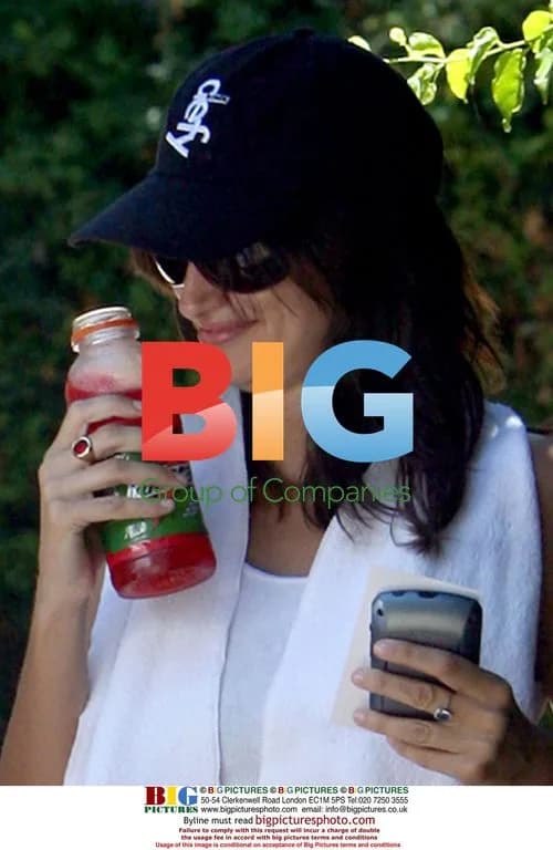 Penelope Cruz with Cherry Gatorade