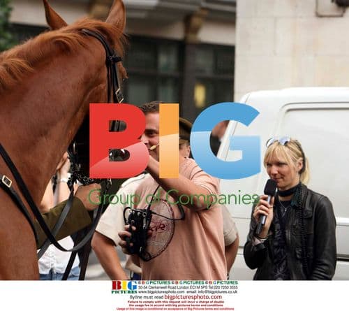 Radio DJs Ride Horse Through London