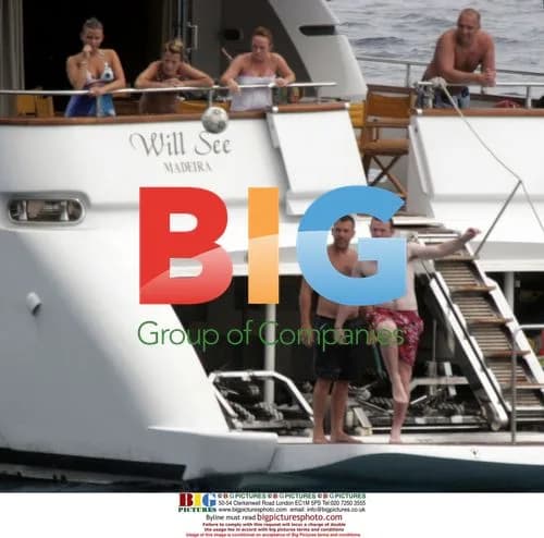 Wayne Rooney on Yacht in France