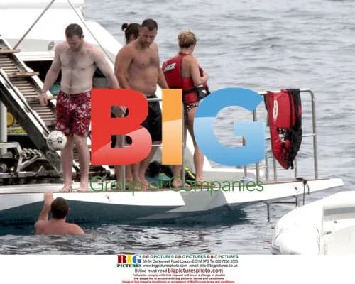 Wayne Rooney on Yacht in South of France