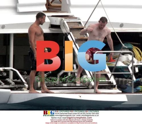 Wayne Rooney on holiday in France