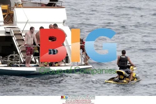 Wayne Rooney on Yacht in St. Tropez