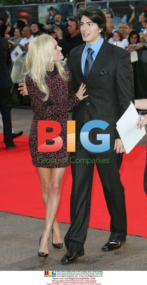 Kate Bosworth and Brandon Routh at Superman Returns Premiere