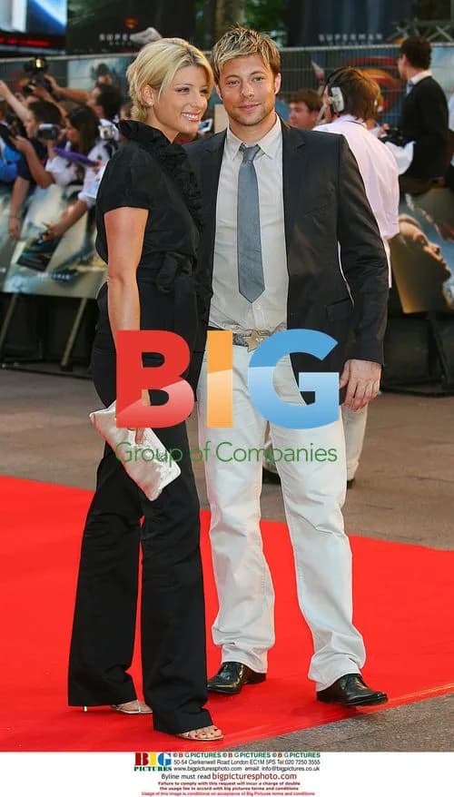 Duncan James and Dani Behr at 'Superman Returns' UK Premiere