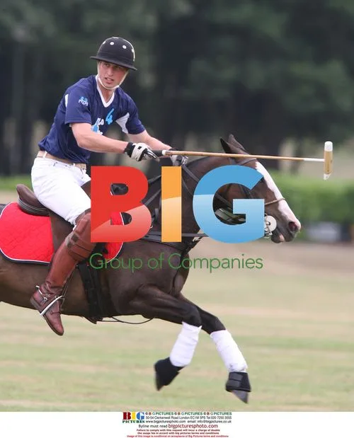Princes William and Harry play polo at Sandhurst