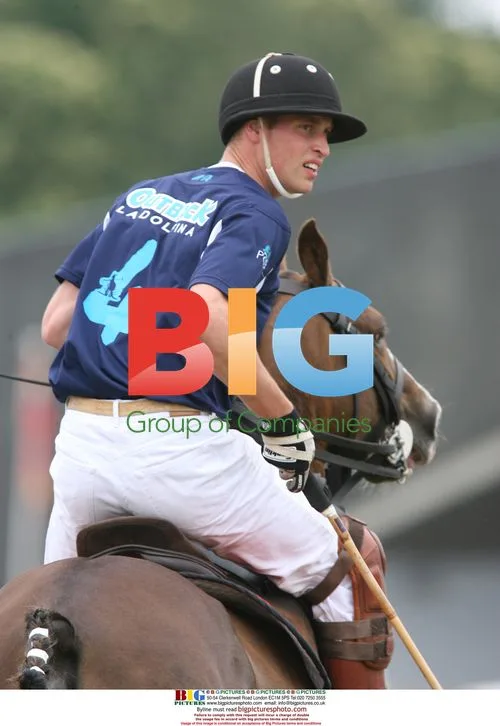 Princes William and Harry Play Opposing Polo