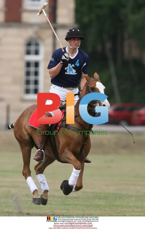 Princes William and Harry Play Polo at Sandhurst