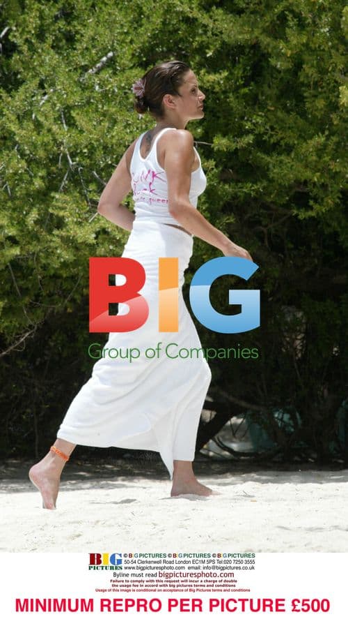 Sophie Anderton Exposed on Caribbean Beach