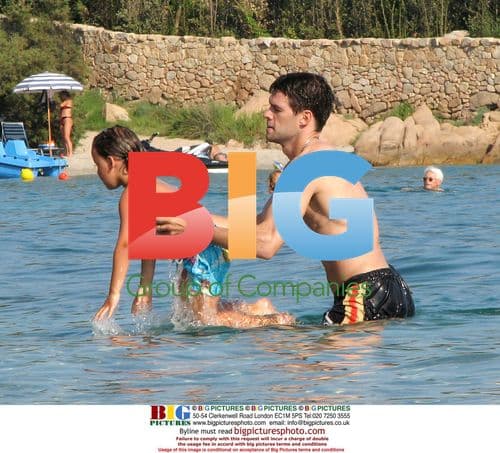 Michael Ballack spotted on Sardinia holiday