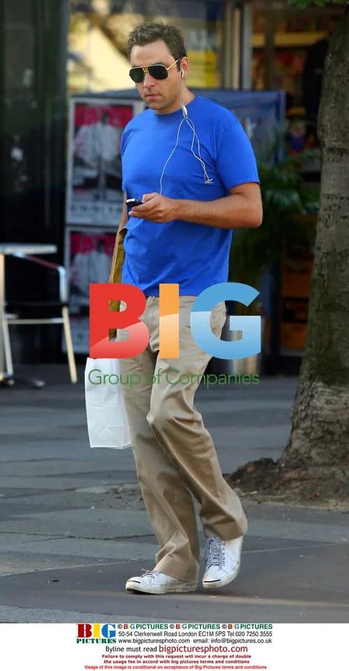 Comedian David Walliams out in London