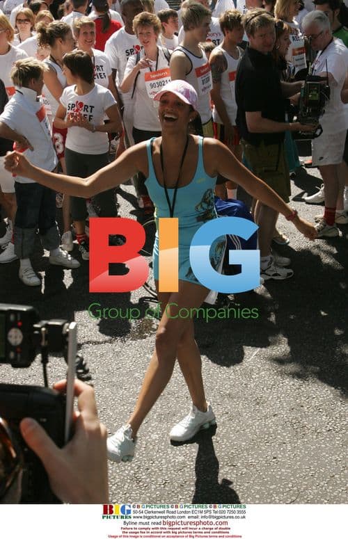 Celebrities at Sport Relief Mile