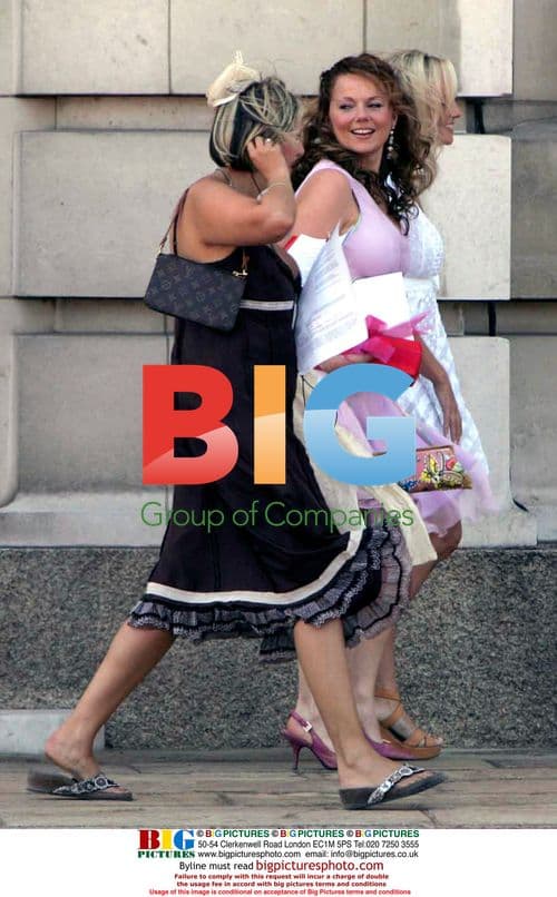 Spice Girls Geri & Emma Arrive at Palace