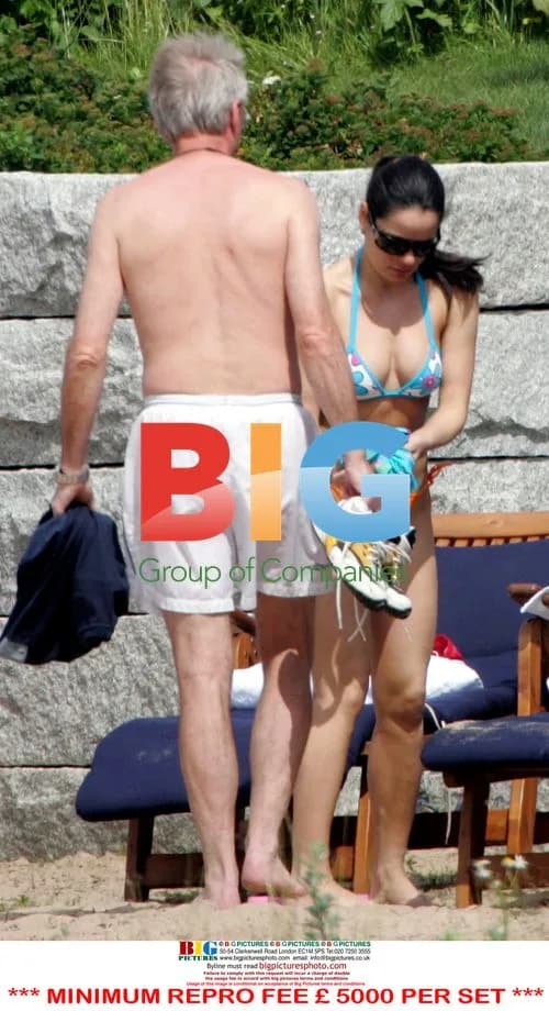 Sven Goran Eriksson with friends in Sweden
