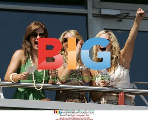 Celebrities at Haydock Park Race Course