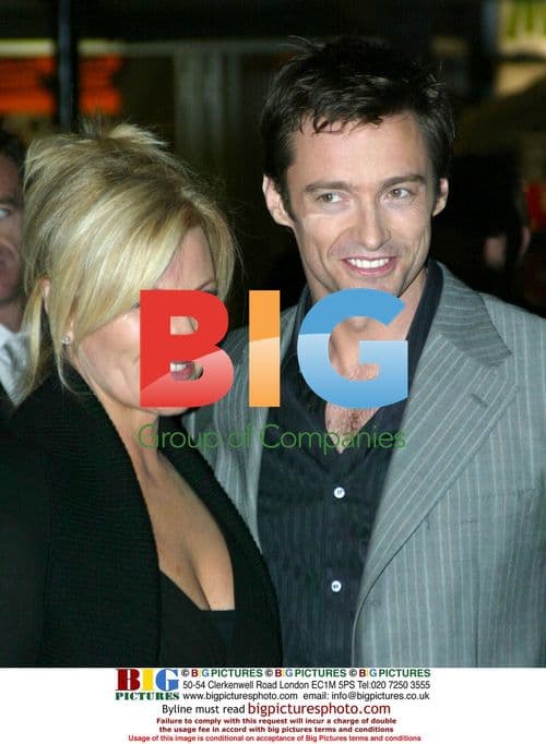 Hugh Jackman and wife at 'Jindabyne' premiere
