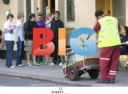 Liam Gallagher and friends poke fun at street cleaner