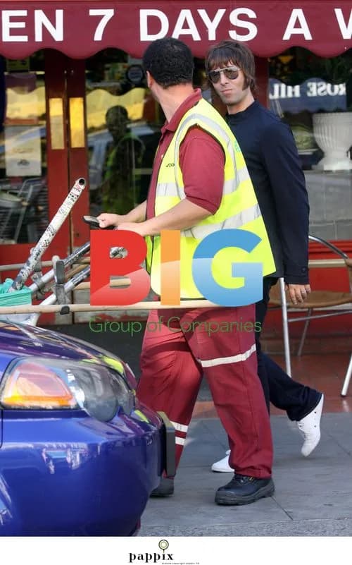 Liam Gallagher Messes With Street Cleaner
