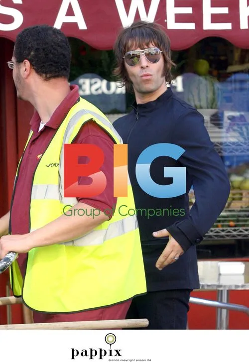 Liam Gallagher and friends poke fun at street cleaner