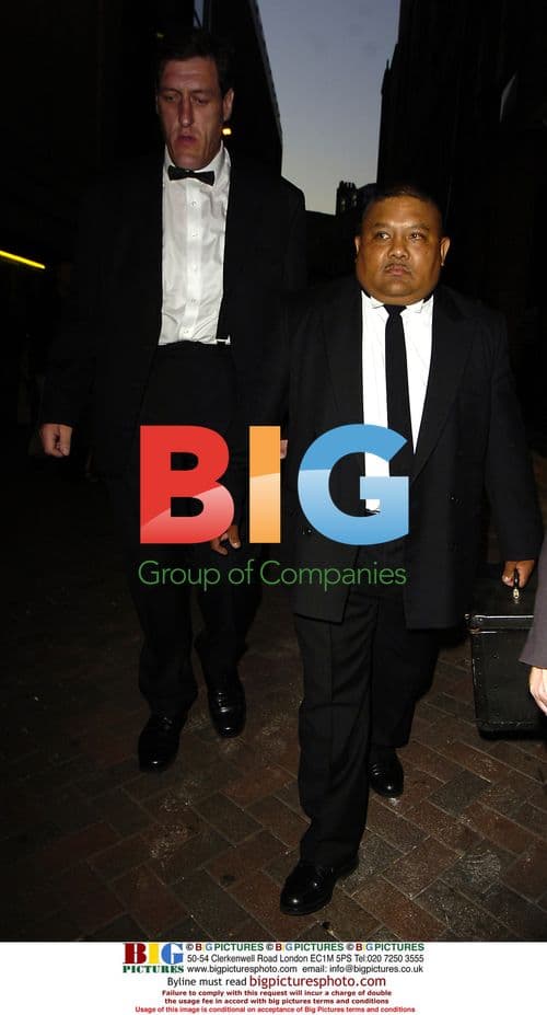 Odd Job and Jaws leave Stormbreaker premiere party