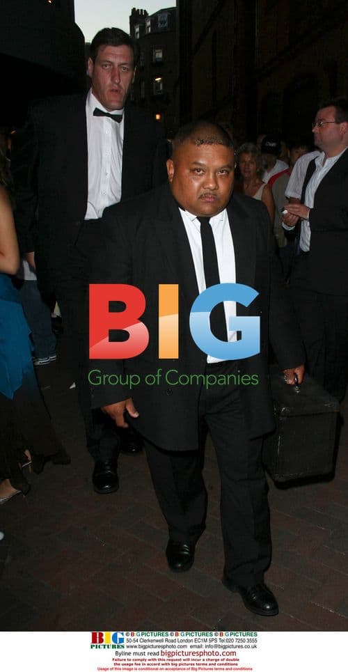 Odd Job and Jaws at 'Stormbreaker' UK Premiere