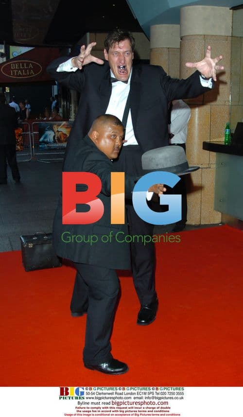 Odd Job and Jaws at UK 'Stormbreaker' Premiere