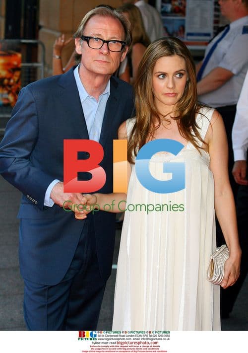 Bill Nighy and Alicia Silverstone at Stormbreaker UK Premiere