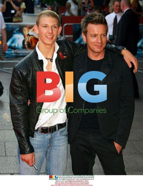 Ewan Mcgregor and Alex Pettyfer at 'Stormbreaker' UK Premiere