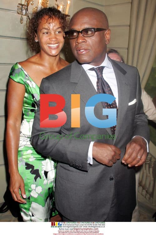L.A. Reid and Wife at Music Visionary Awards